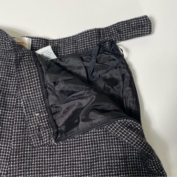 Vintage Talbots 100% Wool Fully Lined Checkered Trousers Women's Size 8 - Picture 4 of 10